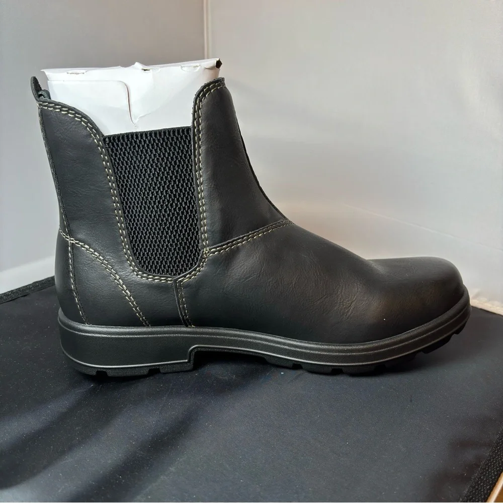 New Eastland Cyrus Men’s‎ Chelsea Boots Black Size 9D New With Box